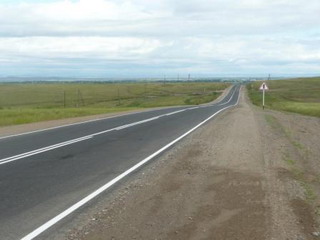 В Хакасии сдан в эксплуатацию участок сельской дороги 
