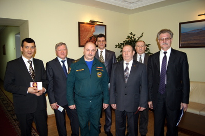 Энергетики Хакасии награждены медалями МЧС России