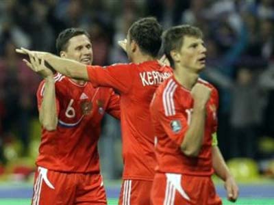 УЕФА считает российскую сборную фаворитом ЕВРО 2012