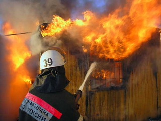 В Хакасии корпоратив закончился пожаром