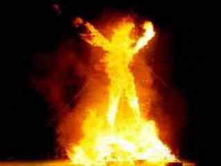  Житель Хакасии превратил жену в живой факел