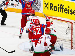 Перед российскими хоккеистами Белоруссия не устояла