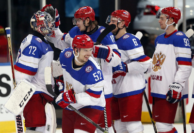 Сборная России по хоккею вышла в полуфинал Чемпионата мира, обыграв французов