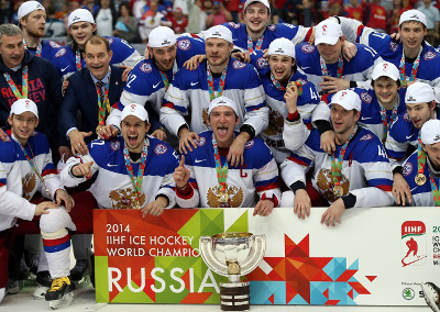 Сборная России по хоккею выиграла Чемпионат  мира в Минске