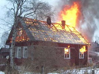Морозы вызвали рост числа пожаров в Хакасии
