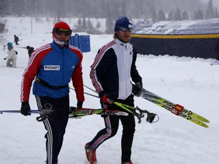 Тюменские спортсмены борются за "Кубок Хакасии" по лыжным гонкам