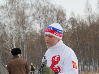  Валерий Денщиков оценил лыжную трассу в Сорске (фото)