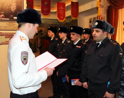 Полиция Хакасии пополнила свои ряды молодыми сотрудниками