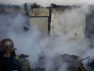 В Красноярске на пожаре сгорели трое малолетних детей