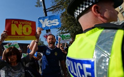 Результаты референдума о независимости Шотландии огласят через 5 часов
