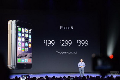 Apple презентовала новые iPhone 6 и iPphone 6 Plus, размером с планшет