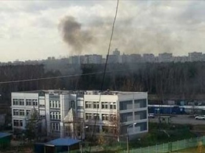 На Москву упал экспериментальный вертолёт Ка-52 (ВИДЕО)