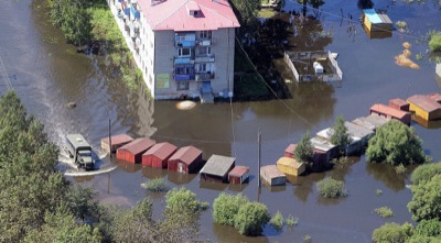 Уровень воды в Амуре в районе Хабаровска побил рекорд на метр