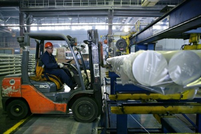 Саяногоский алюминиевый завод за три месяца  увеличил производство сплавов на 10 процентов 