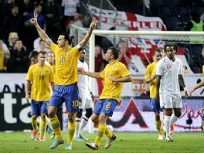 Златан Ибрагимович забил гол года в ворота сборной Англии (ВИДЕО)