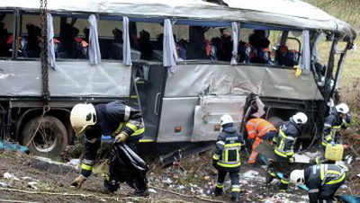 В Бельгии разбился автобус с российскими школьниками, есть жертвы