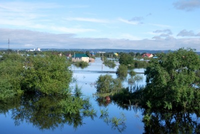 Уровень воды в Амуре в районе Хабаровска поднялся на 11 сантиметров за выходные