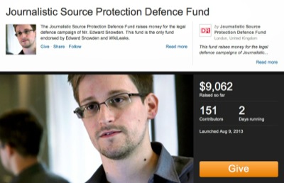 Финансировать защиту Сноудена от нападок США будет британский фонд