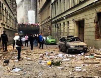 В центре Праги прогремел мощный взрыв, есть жертвы