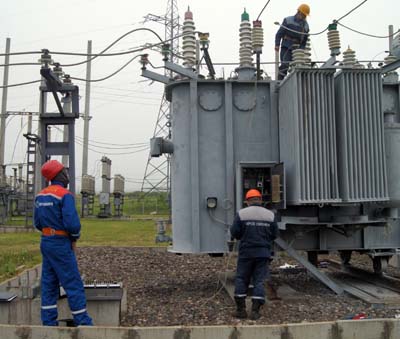 На подстанции Копьево введен в работу основной трансформатор