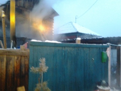 Пожар в частном доме в Абакане. Есть погибшие
