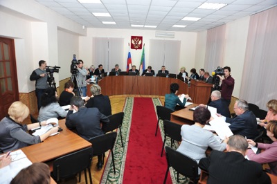 Президиум Верховного совета Хакасии провёл первое в 2013 году заседание