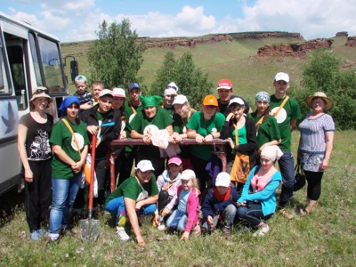 Юные натуралисты Хакасии собрались на озере Иткуль