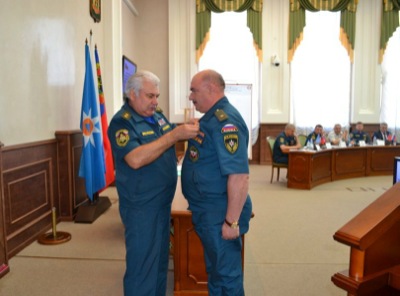 Главный спасатель Хакасии награждён медалью
