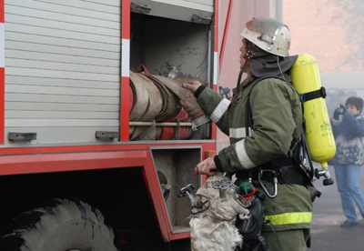 В Черногорске пожарные спасли грудного ребенка вместе с матерью