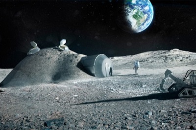 Европейцы испытывают технологию строительства жилья на Луне