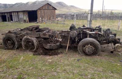 В Хакасии злоумышленники закопали в землю украденный КамАЗ