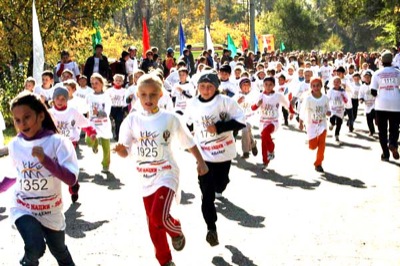 Почти 2000 жителей Хакасии приняли участие в «Кроссе нации-2009»  (фото)
