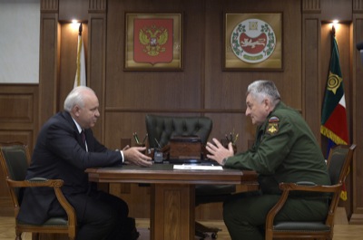 Виктор Зимин поблагодарил командующего Центрального военного округа за внимание к республике
