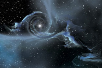 Обнаружена самая большая в космосе чёрная дыра