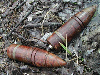 В Хакасии на обочине дороги нашли три снаряда
