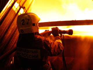 В центре Иркутска сгорел рынок