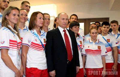 Владимир Путин встретился с победителями Универсиады