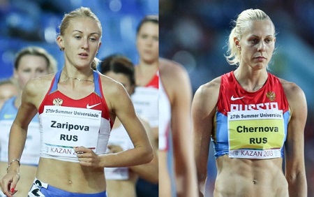 Российские легкоатлетки Юлия Зарипова и Татьяна Чернова дисквалифицированы за допинг