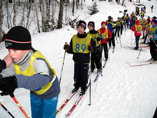  На ст. Крупская прошел открытый  чемпионат Абакана по лыжным гонкам