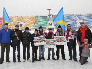 Сорские болельщики получили подарки от ХК "Саяны-Хакасия"