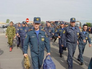 Сегодня Хакасию покидают еще 11 отрядов спасателей