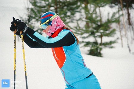 Диана Головань завоевала "серебро" на Первенстве России по лыжным гонкам