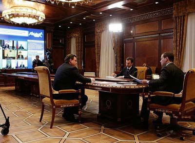 Виктор Зимин принял участие в видео-конференции Президента