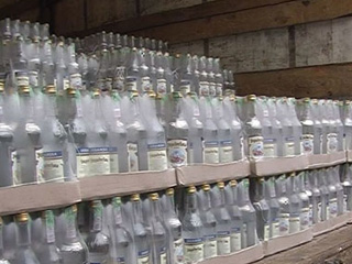 В Красноярске изъяли контрафактную водку на 1 млн рублей