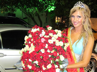 Хакасская красавица в преддверии финала "Мисс России 2011"