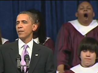 Обама вогнал школьника в сон (фото)