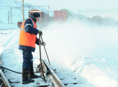 На железной дороге введен особый режим работы из-за низких температур