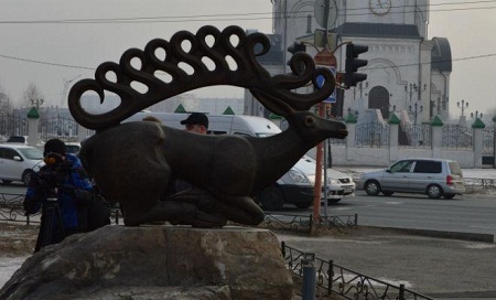 В столице Хакасии появился Скифский олень